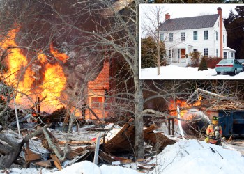 House fire in Water Mill