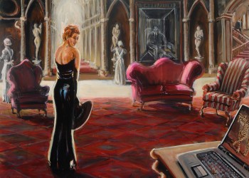 Hypnos’ Manor 40 x 53 inches, oil on canvas