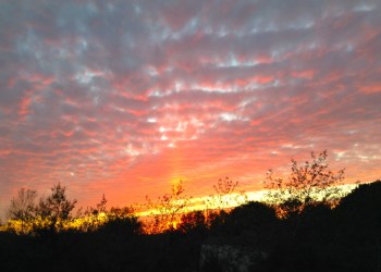 Tuesday, October 22 sunset in Southampton.