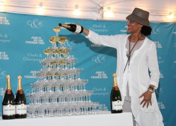 The Chew's Carla Hall at Chefs & Champagne.