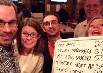 Victory selfie: Thursday Nite AA is tops once again.