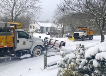 January 3, 2014 blizzard in Hampton Bays.