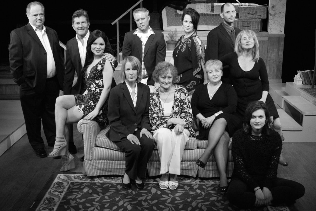 The cast of "August: Osage County" at Southampton Cultural Center.