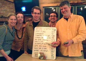 Kelly, Stacy, Brendan, Lee and Dan.