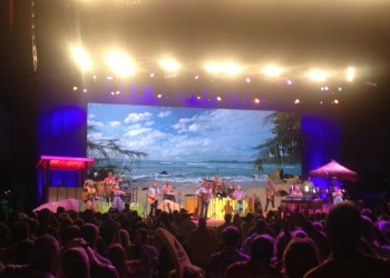 Jimmy Buffett performs at Jones Beach August 21, 2014.