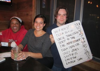 The Saucy Jacks: L to R, Cheryl Bedini, Joanne Prime, Spencer Boehm