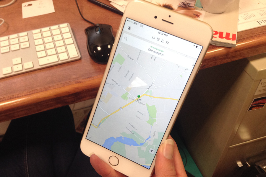 You can no longer hail an Uber car in East Hampton Town.