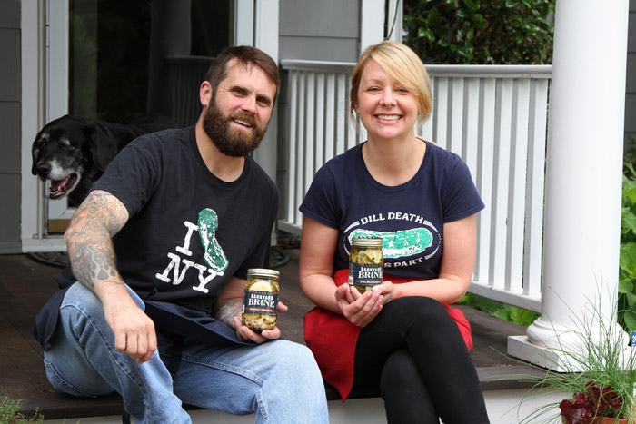 Randy and Cori Kopke of Backyard Brine Pickle Co.