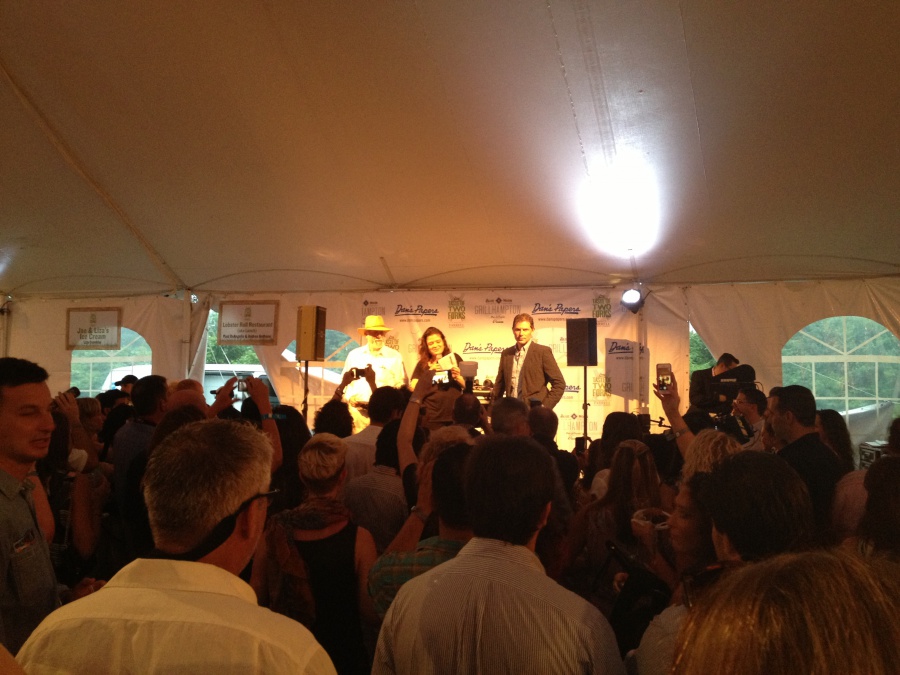 Bobby Flay on stage at Dan’s Taste of Two Forks