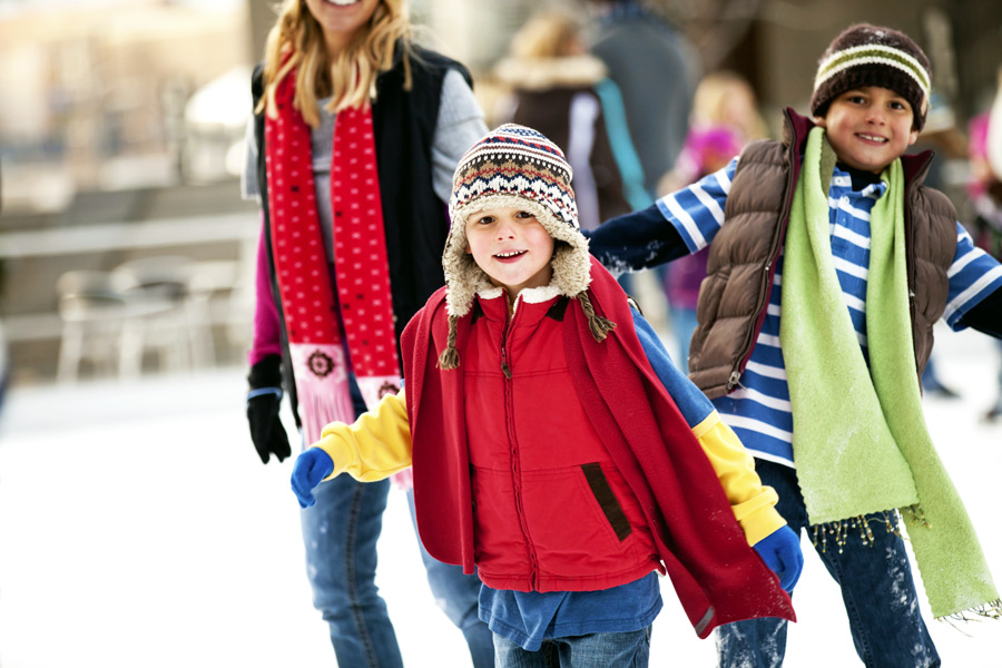 Enjoy ice skating on the East End