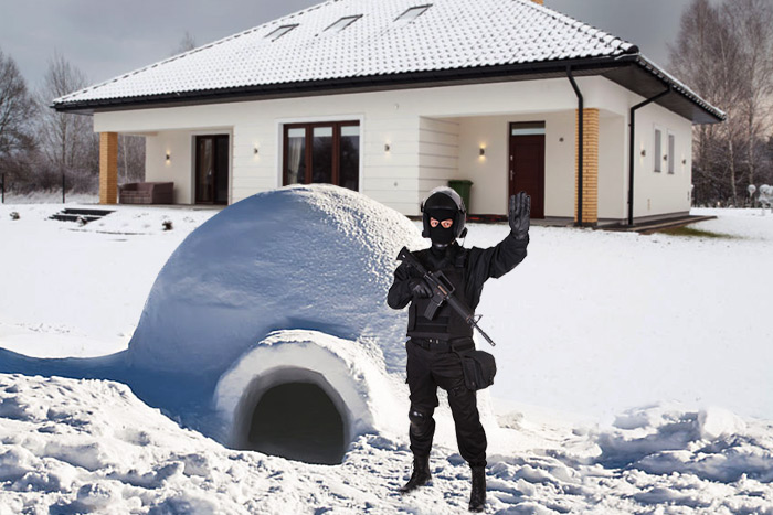 Hamptons Police stop an illegal igloo rental in Sag Harbor
