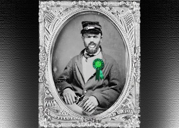 Séamus O'Union's 8oz. whiskey ration kept him happy during the Civil War