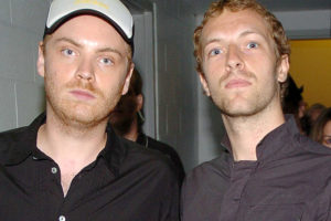 Coldplay's Johnny Buckland and Chris Martin