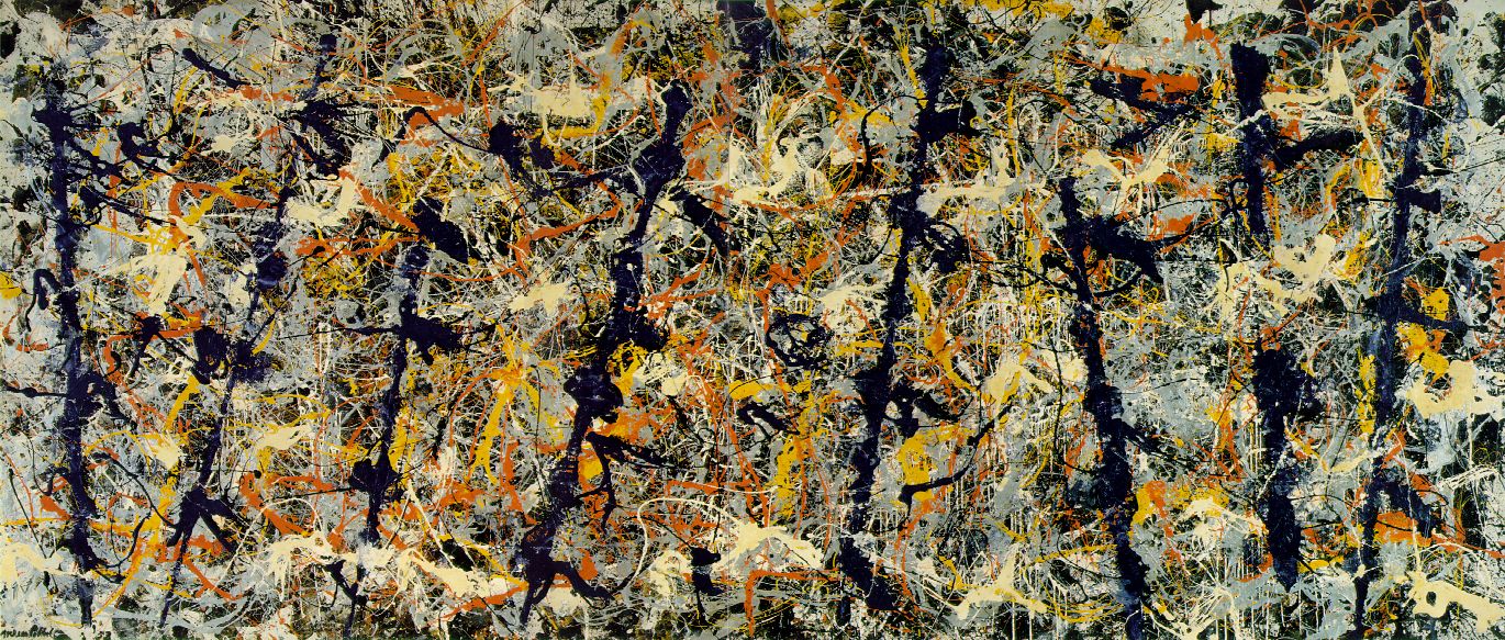 Jackson Pollock, "Blue Poles."