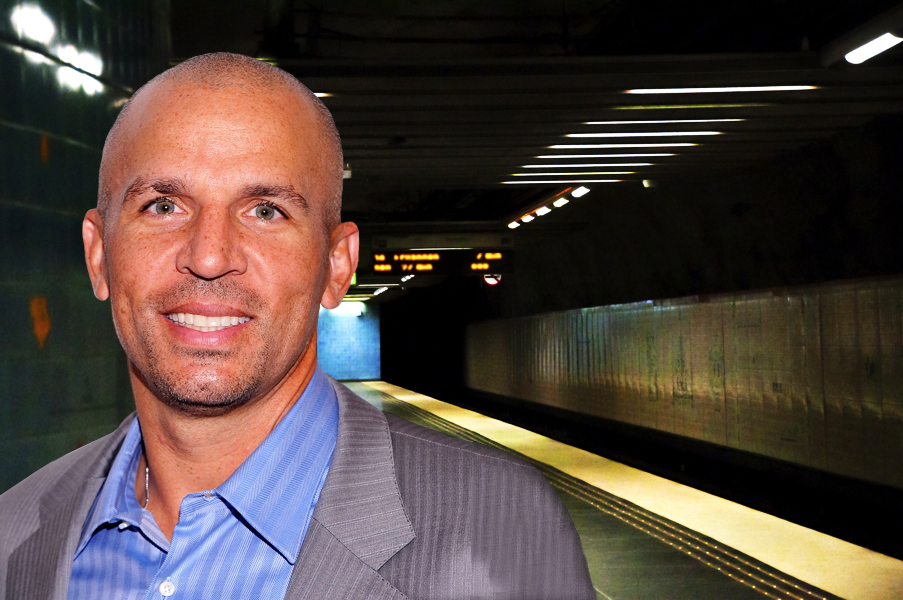 Jason Kidd on the Hamptons Subway