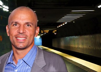 Jason Kidd on the Hamptons Subway