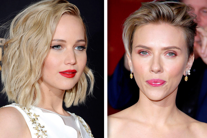 Jennifer Lawrence and Scarlett Johansson