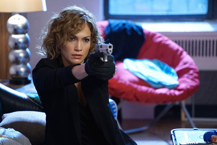 Jennifer Lopez as Detective Harlee Santos in NBC's "Shades of Blue,"