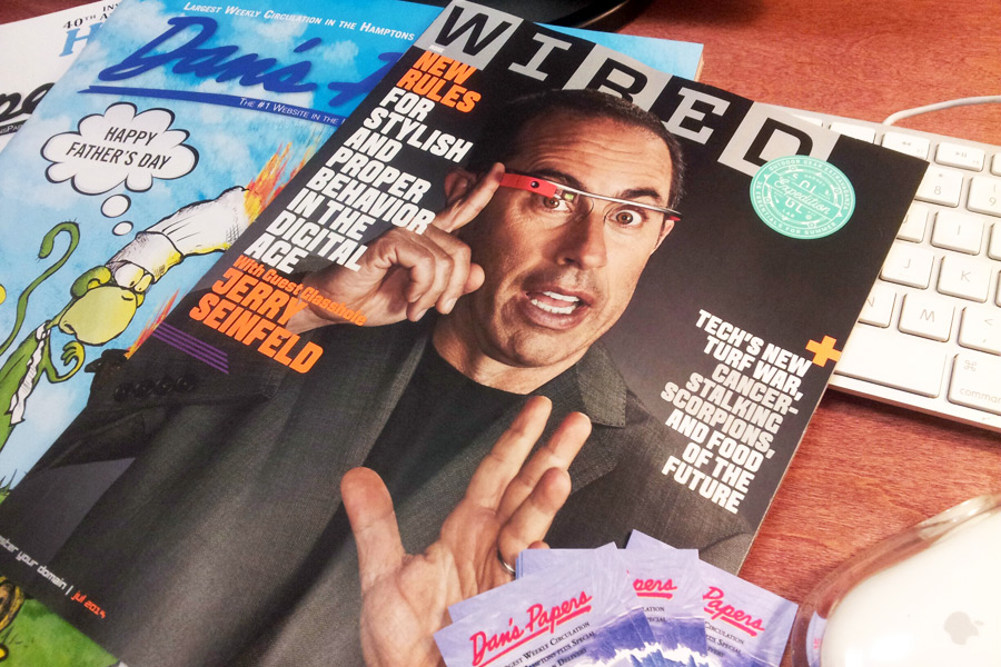 Jerry Seinfeld in Wired Magazine