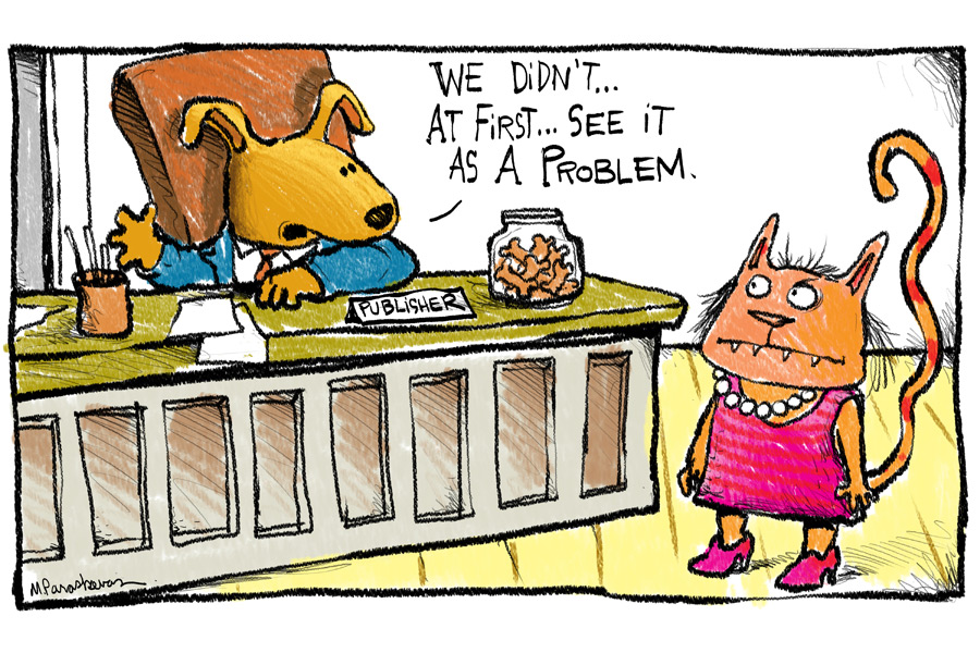 Jill Abramson Cartoon By Mickey Paraskevas