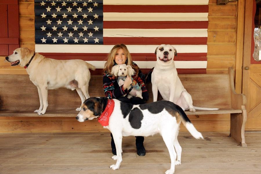 Jill Rappaport and her dogs