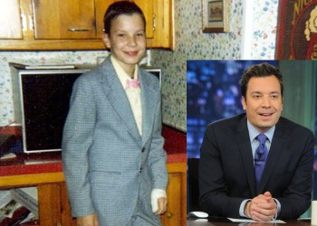 Jimmy Fallon shows off a childhood costume and finger injury