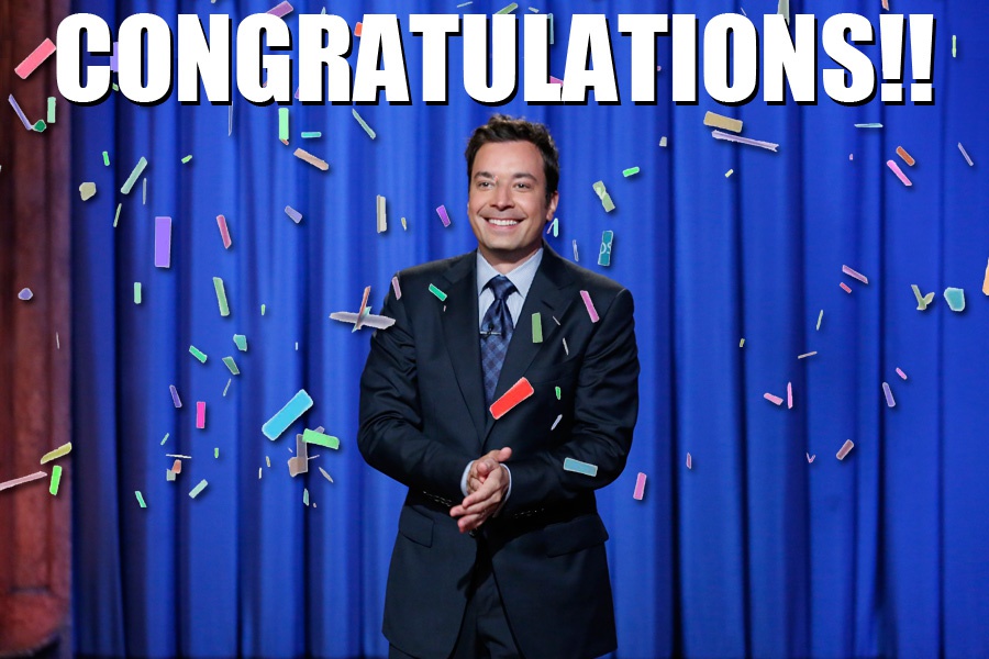 Jimmy Fallon Congratulations