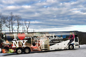Hampton Jitney is the official ride for the state's I Love New York tourism program