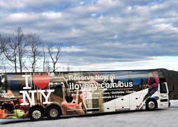 Hampton Jitney is the official ride for the state's I Love New York tourism program