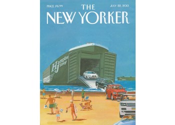 Hampton Jitney New Yorker cover