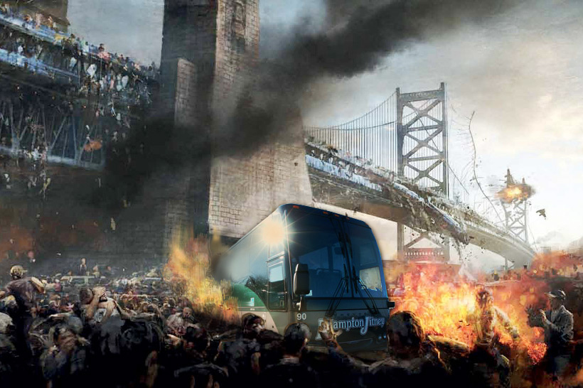 Hampton Jitney World War Z