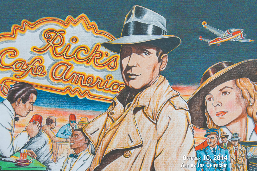 Dan's Papers cover by Joe Chierchio for HIFF, Hamptons International Film Festival (Detail)