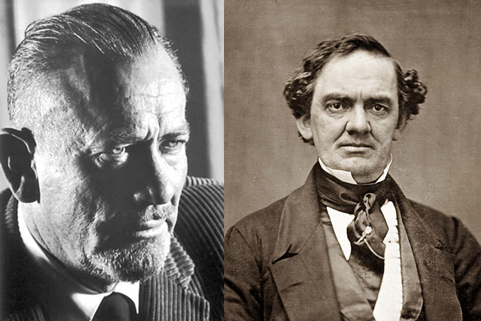 John Steinbeck (1962) and P.T. Barnum (1851)