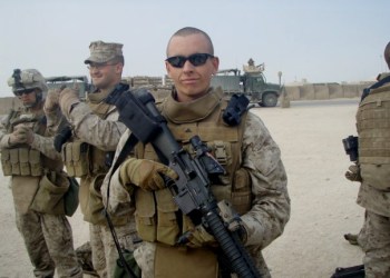 Jordan Haerter in Iraq