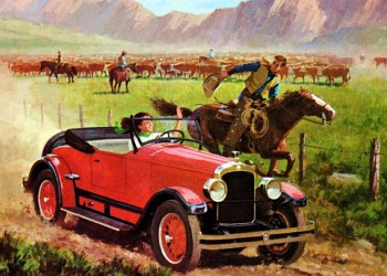 Vintage advertisement for the 1926 Jordan Playboy Roadster