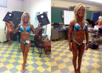 Kate Roy Displays her awards