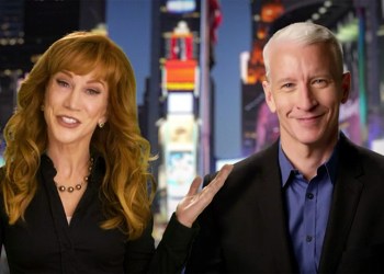 Kathy Griffin and AndersonCooper will broadcast New Years Eve Live 2016 on CNN Thursday