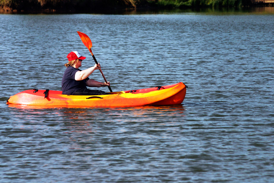 Sheltered Islander goes kayaking!