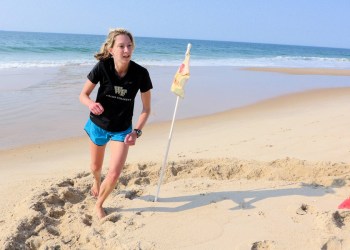 Keep Fit Minardi Training Kelly goin' for it in East Hampton!