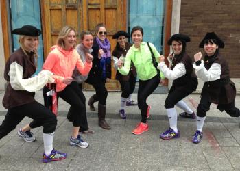 Kelly and friends in Boston