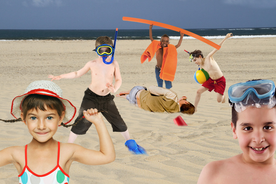 Another grotesque scene in Montauk, as kids stop drunks from passing out on the beach