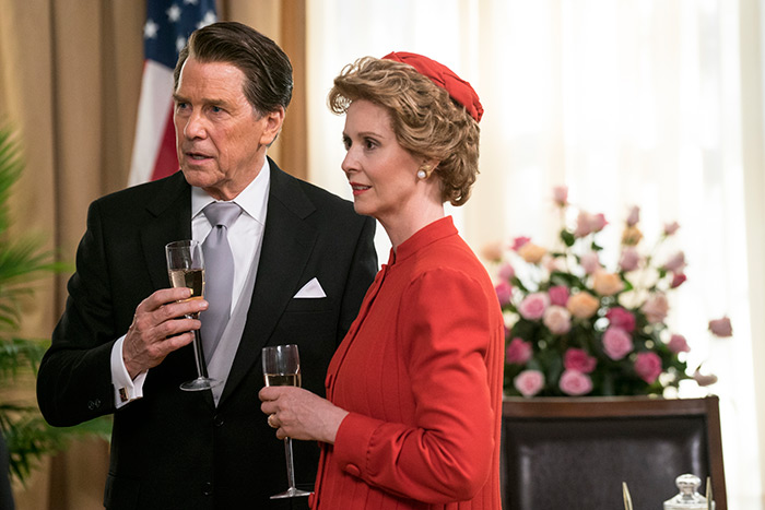 Tim Matheson and Cynthia Nixon in "Killing Reagan" on Nat Geo