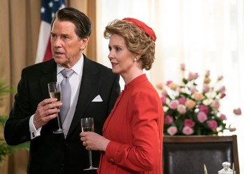 Tim Matheson and Cynthia Nixon in 