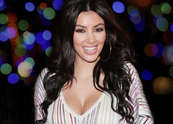 Kim Kardashian in 2007 lights