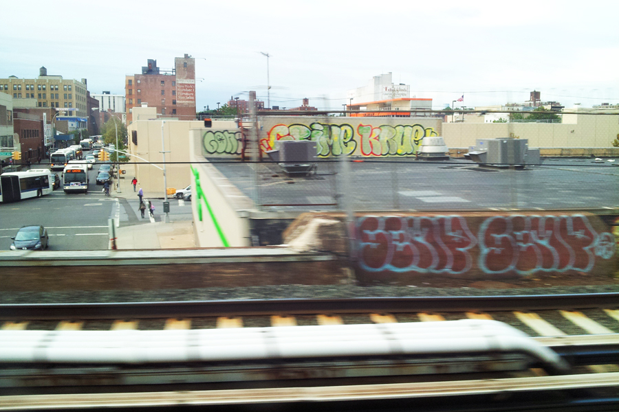 View from the LIRR Cannonball train