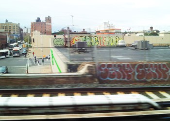 View from the LIRR Cannonball train