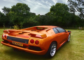 Derwood Hodgegrass' orange Lamborghini Gallardo