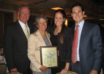 Peter Larsen, Nancy Larsen, Kate Larsen, and Jay Blount