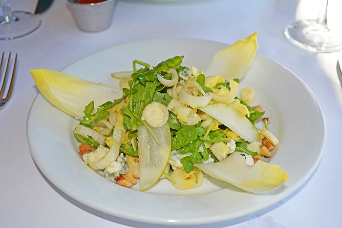 Endive & Pear Salad at Le Charlot