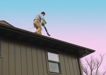 Leaf Blower Roof